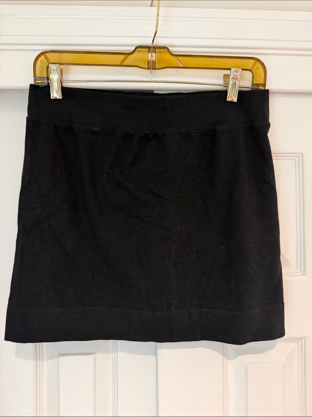 Hard Tail Black Mini Skirt - Straight Silhouette
